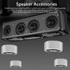 4PCS Aluminum Alloy Speaker Shock Absorption Feet Shock Absorption Silver Base Feet  For CD Players