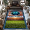 Manchester City Customize Text Carpet Suitable for Balcony Bedrooms Game Room Study Room Anti-slip Rug Decorate Offices Best for Christmas