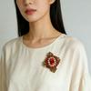 Vintage Baroque Pearl Rhinestone Crystal Brooches For Women Coat Jewelry Accessries Gifts