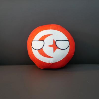 10εκ Η Δημοκρατία της Τυνησίας Polandball Μίνι Βελούδινο Παιχνίδι Countryball Άνιμε Γεμιστό Περιφερειακό Δώρα