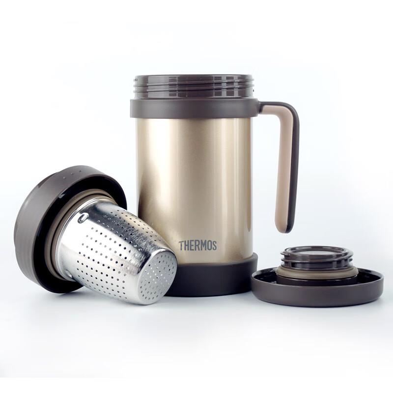 THERMOS Vacuum Insulated Stainless Steel Tea Mug with Infuser 500ml