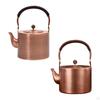 Copper Tea Kettle Teaware Large Pot Sturdy Handmade Water for Restaurant