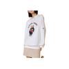 Fila American Style Cartoon Bear Pocket Letter Print Casual Hoodie Men Hoodies Standard-White F51M239299F-WT