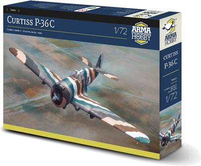 Alma Hobby American Curtiss Plastico Modello Kit ADL70082 1/72 P-36C (Aeromobile)
