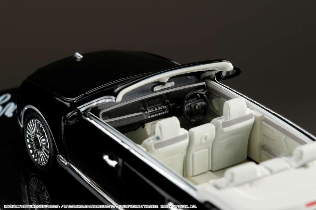 HJ64 Toyota Century Convertible Black Finished Product HJ643019CBK 1/64