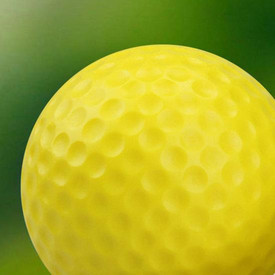 Yousheng Rubber Golf Practice Ball, Double-Layer Putting Swing Training Golf Ball, Professional Golf Ball for Driving Range Indoor Outdoor