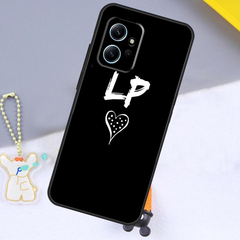 PERSONALISED INITIALS Name BLACK For Xiaomi Redmi Note 12 11 10 9 Pro 9S 10S 11S 12S Phone Case For Redmi 12 9C 10C 12C 13C