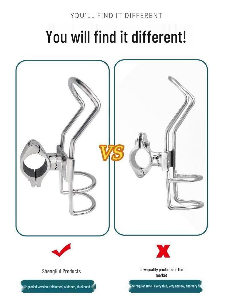 316 Edelstahl Marine Angelrutenhalter für Yacht Trolling