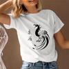 Women's T-Shirt Short Sleeve Round Neck Phoenix Graphic Print Trendy Summer 2023 Fast Shipping