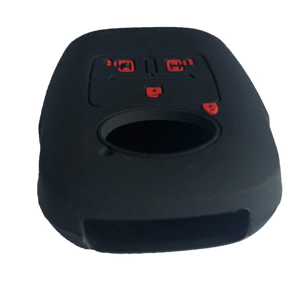 ZIAN Daihatsu/DAIHATSU 3 Button Smart Key Case for New Tanto, New Tanto Custom, etc, Black