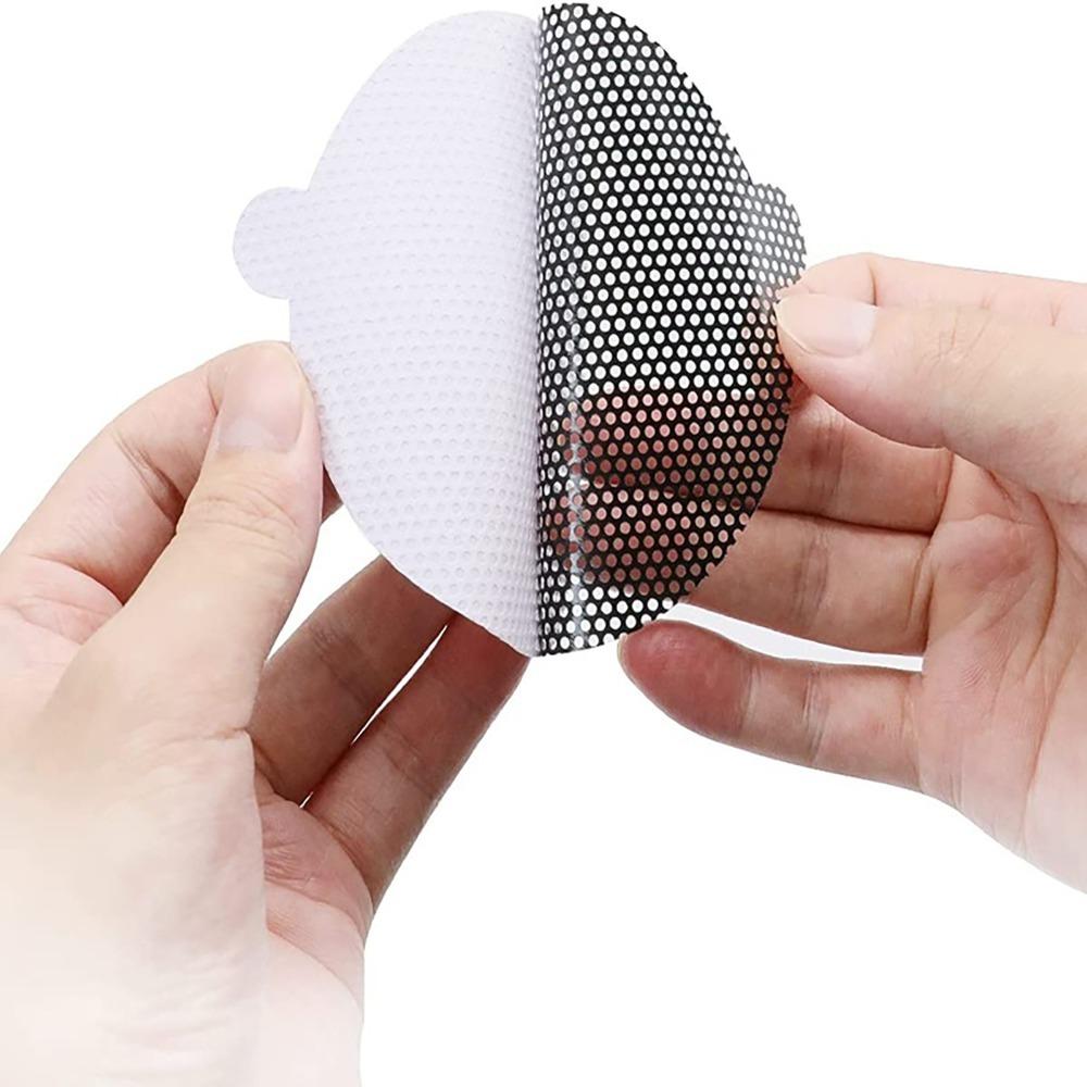 12pcs Waterproof Floor Drain Sticker Mesh Floor Drain Patch Drain Hair Catcher  Kitchen