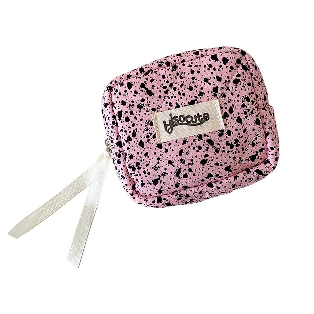 

Квілтова маленька косметичка з бризками чорнила Жіноча міні-клатч Сумка Подарунок Дівчатам Брелок Гаманець для навушників і монет Фіолетовий