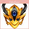 Stunning Resin Lanling Wang Mask For Halloween Unique Hand-painted Cosplay Accessory