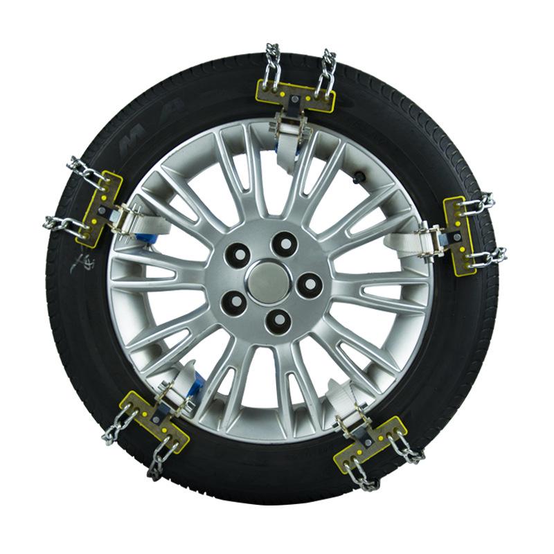 Universal Car Tire Anti-Skid Chains for Sedan & SUV - Snow & Mud Emergency Use