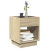 Infinity LED Coffee Table in Sonoma Oak 40 x 40 x 50 cm