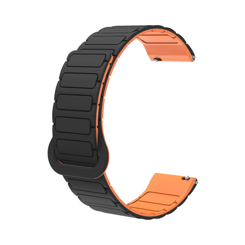 Bracelet de montre magnétique en silicone en forme de I pour Huawei GT2/GT3/GT4/GT5 et Huami Xiaomi S4