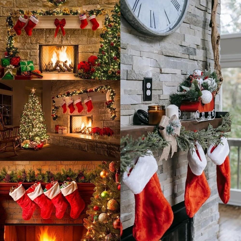 Adjustable Stocking Hangers Heavy Duty Mantel Holders Hanger Practical Garland Stocking Hangers