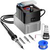 Cordless Soldering Iron Rechargeable Welding Rapid Electronics Electrical Home Appliance Circuit Welding Tool Set, Solder, Heating, Work, DIY, Repair,