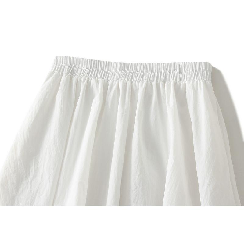 New High Waist Slimming Bud Lantern Dress Skirt Midi Skirt