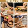 Clay Pottery Sponge Texturing and Sculpting Clay Sculpture Making Shaping and Carving Ceramic Tool Ceramic Throwing Stick