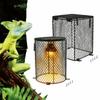 Iron Mesh Cover Heater Guard Round and Square Shape Reptiles Heat Lamp Guard  Lizards