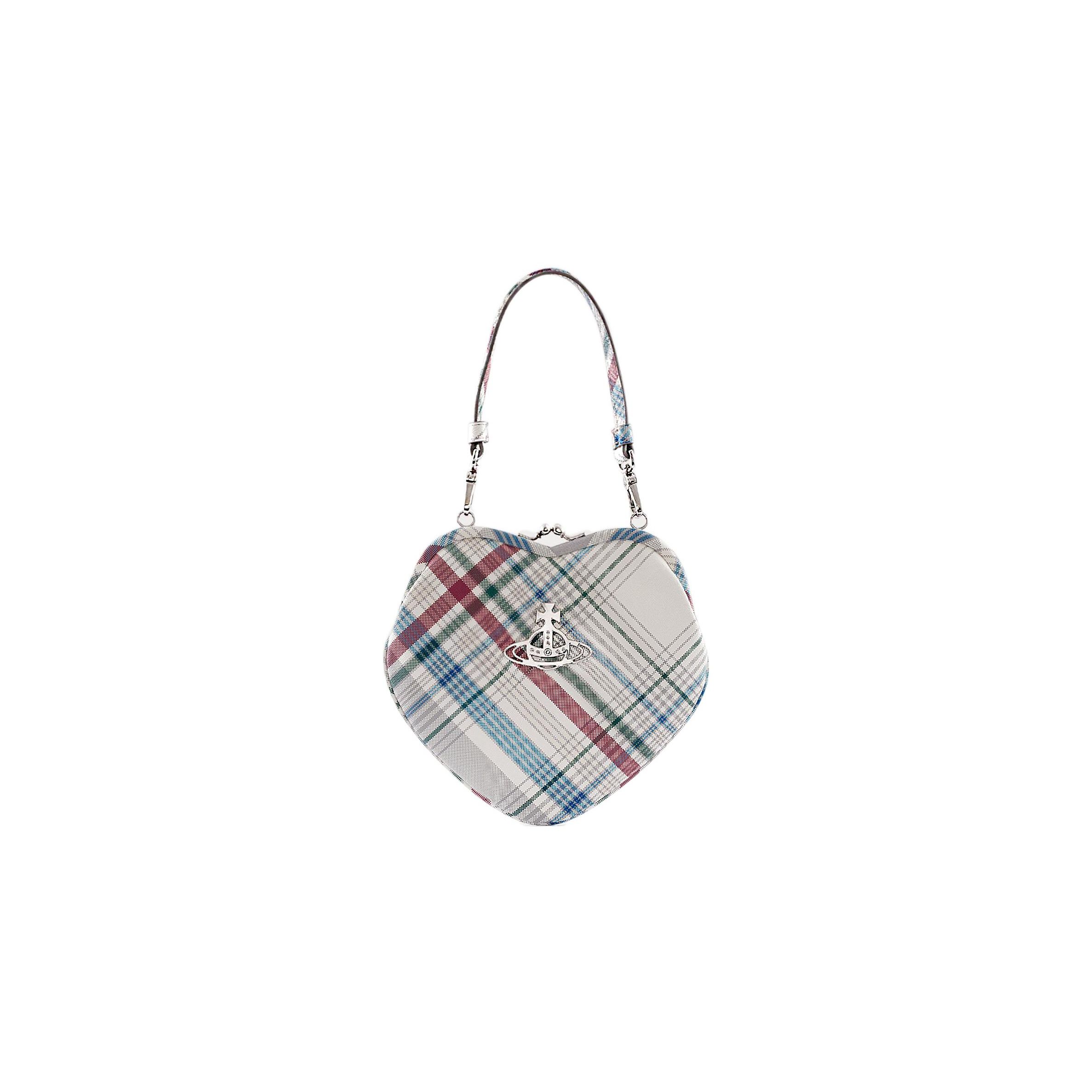 

Vivienne Westwood Belle Saturn Logo Detachable Shoulder Strap Plaid Leather Shoulder Crossbody Handbag Wallet Women handbags 4304006NUL0057O101 Basic Set (Bag)