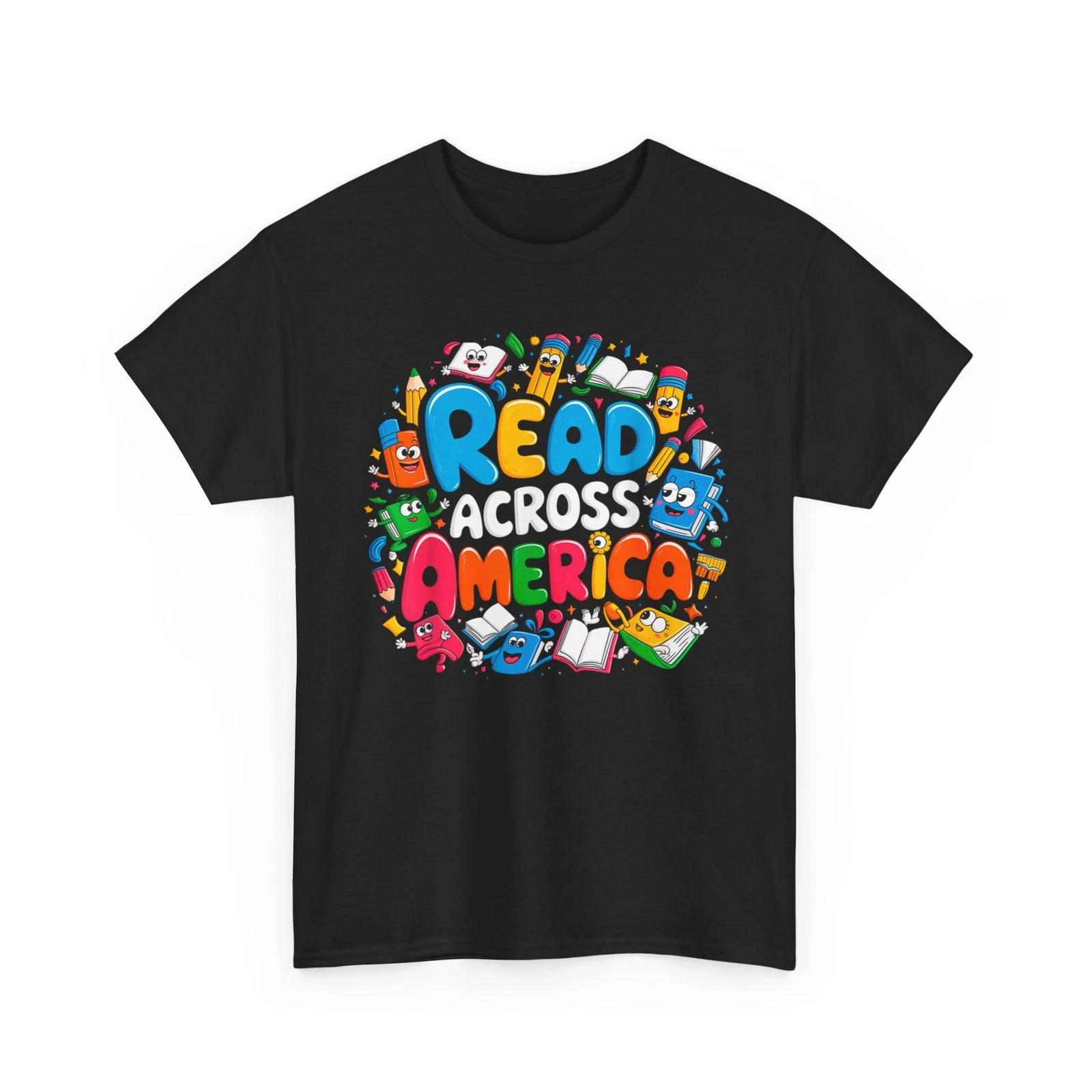 Read Across Shirt, Books Reading Lovers Bookish Cute T shirt M