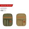 1PCS Cotton Canvas Camping Chair Armrest Organizer Pouch Multi-functional Portable Storage Bag for Outdoor Accessories