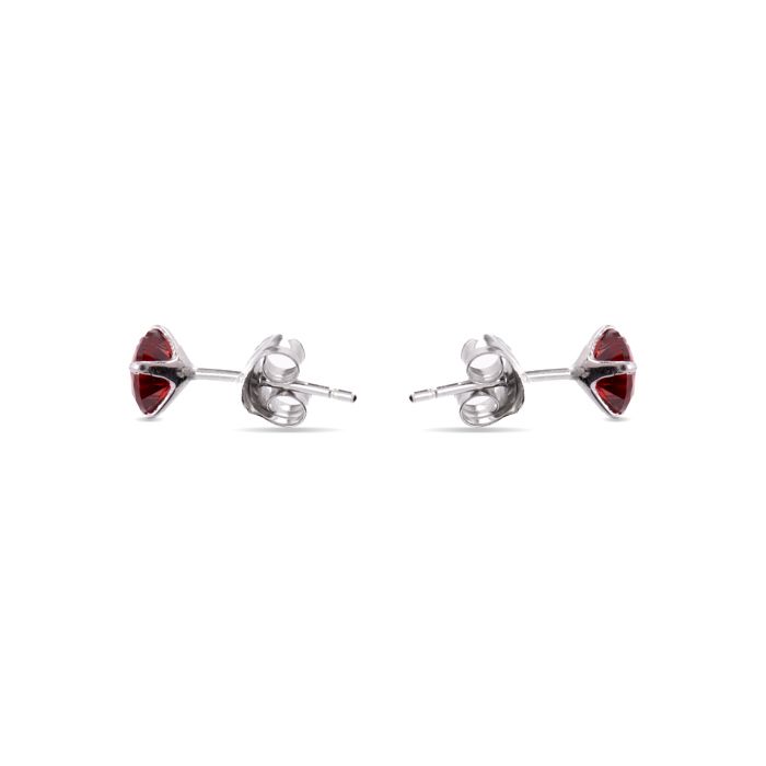 Luxenter Boucles d'oreilles en Argent 925 avec Quartz Hydrothermal Orange finition en rhodié - Yedia