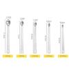 5Pcs Set Stainless Steel Measuring Spoons Set Hangable Rust-Resistant Mini Coffee Spoons Durable Cooking Measure Teaspoons