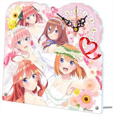 Seasonal Plants The Quintessential Quintuplets Acrylic Table H190 X Made of Acrylic Clock, Approx. W190mm,