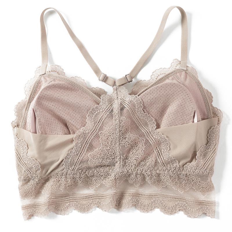 Lace Bra with Beautiful Back and Thickened Coaster - Sexy, Anti-Exposure Tube Top