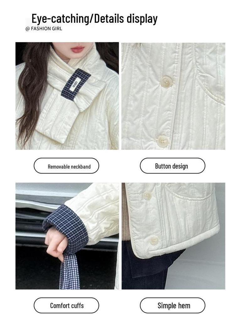 2025 Kinder Stilvolle Warme Baumwolljacke für Mädchen - Herbst-/Winterbekleidung