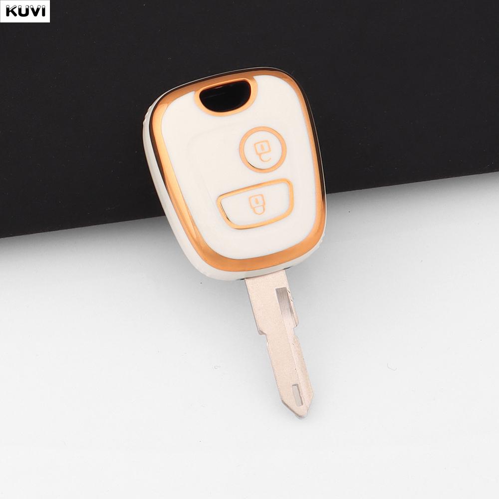 

Fashion Tpu Car Smart Key Case Cover For Peugeot 107 206 207 307 For Citroen C1 C2 C3 C4 For Toyota Aygo Protected Keychain Fob