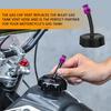 2PCS Breather Hose Gas Fuel Tank Cap, Gas Can Vent, CNC One Way Tank Valve Vent Tube with Aluminum Breather Valve, Fuel Cap Hose Tube for ATV CRF YZF