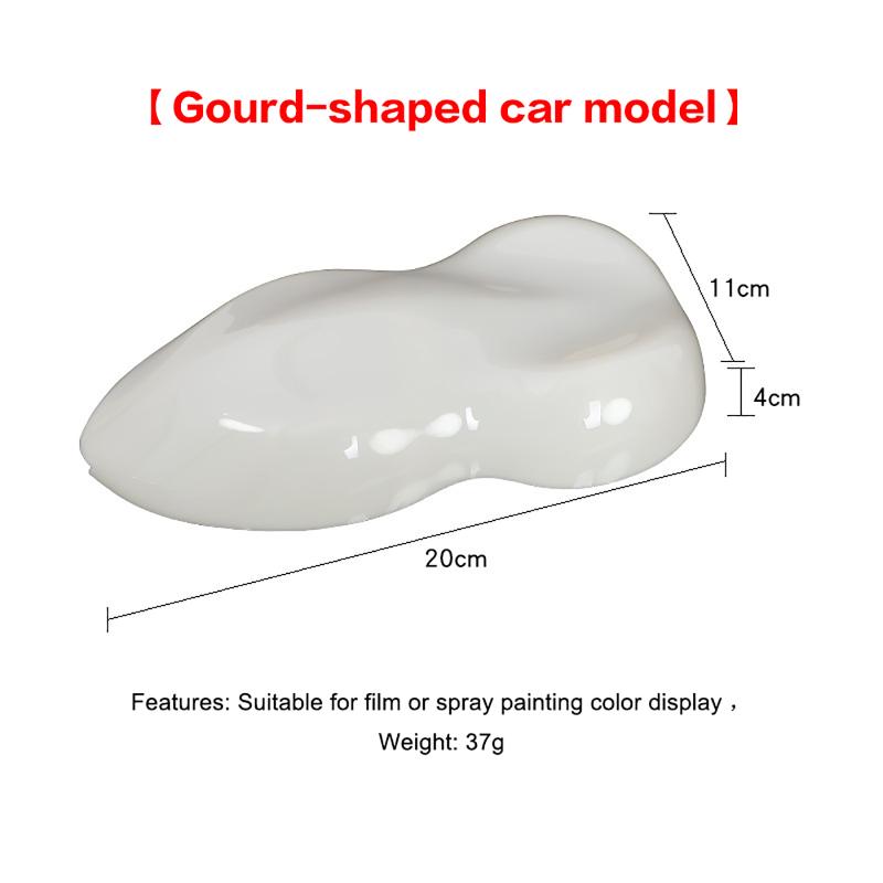 Kunststoff Auto Farbwechsel Folie Display Modell Abs Speed Shape Für Fenster Tönung Vinyl Folierung Zeige Muster Testwerkzeug Schwarz/Weiß