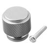 1pc Knurled Cabinet Knob Matt Black Aluminium Alloy Kitchen Cabinet Door Cupboard Drawer Knob Furniture Hardware Household Tool