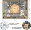 Sun and Moon Tapestries Celestial Style Tapestries Mystical Floral Butterfly Wall Tapestry Bedroom Dormitory Living Decoration