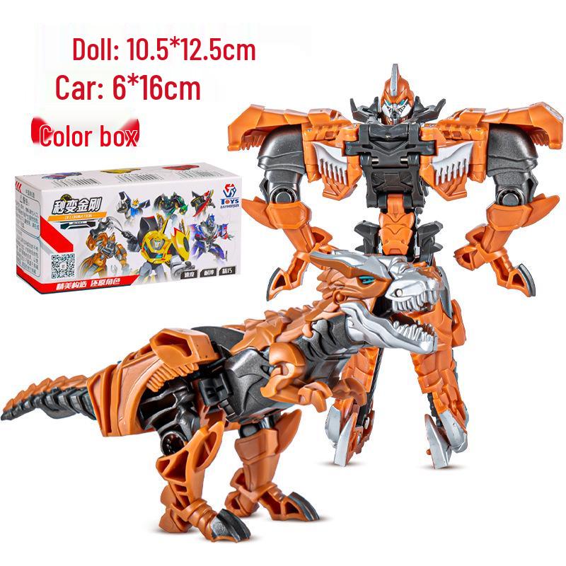 One-Step Car-to-Dinosaur Robot Toy for 6-Year-Old Boys