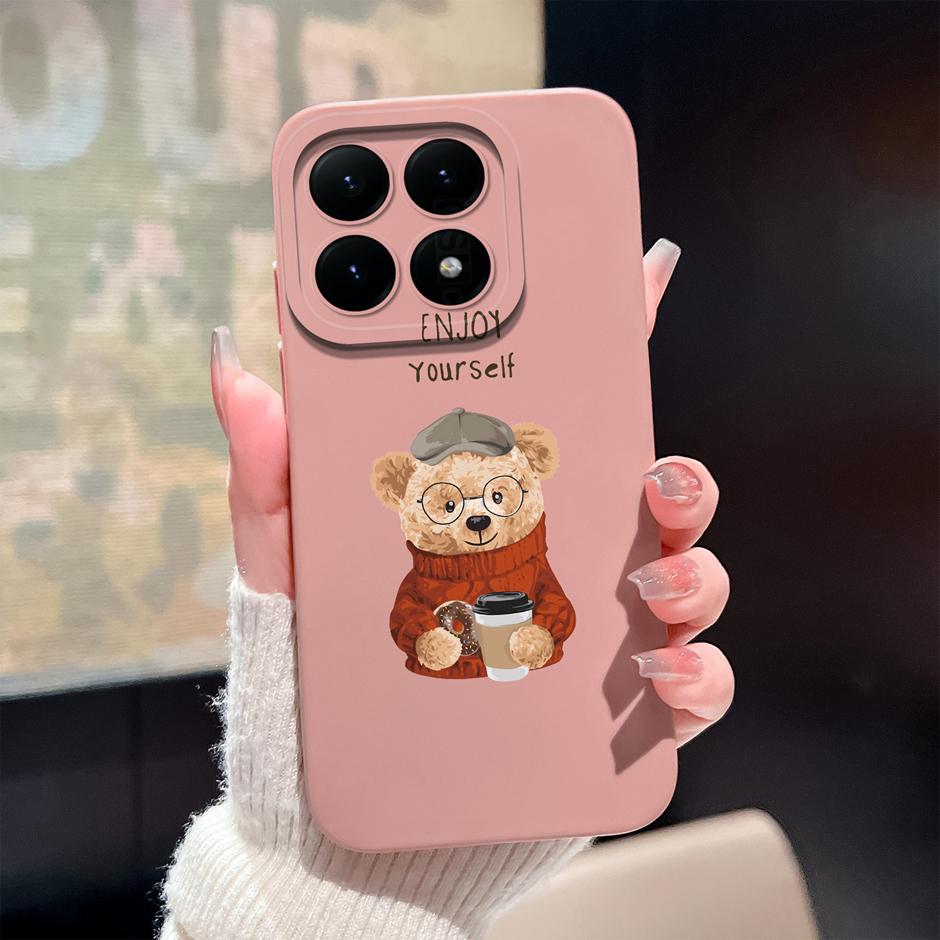 Phone Case For Xiaomi 15T Pro 5G Cute Dinosaur Pattern Shockproof Soft Silicone Protective Bumper Cover For Xiaomi15T Pro Fundas