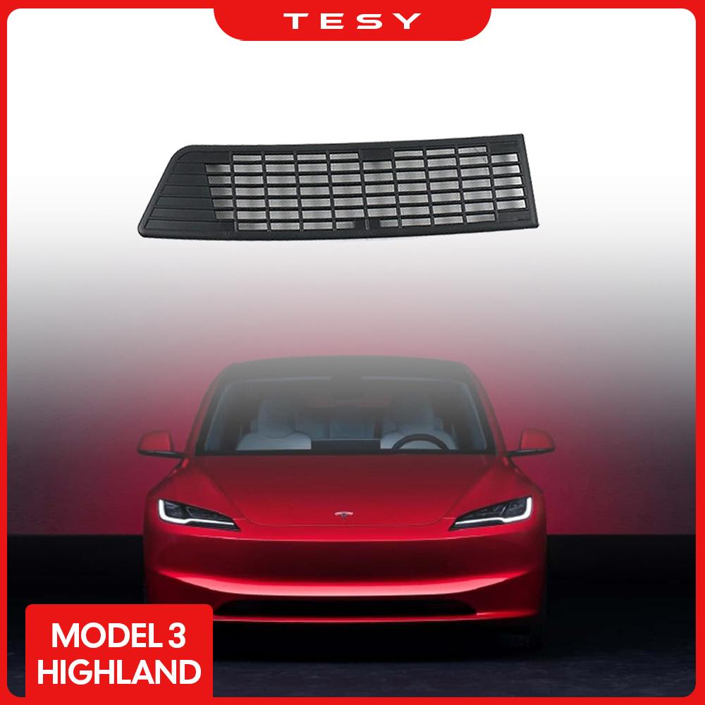 For 2024 Tesla New Model 3 Highland Air Flow Vent Cover Trim Anti-Blocking Prevention Intake Cover Accessories