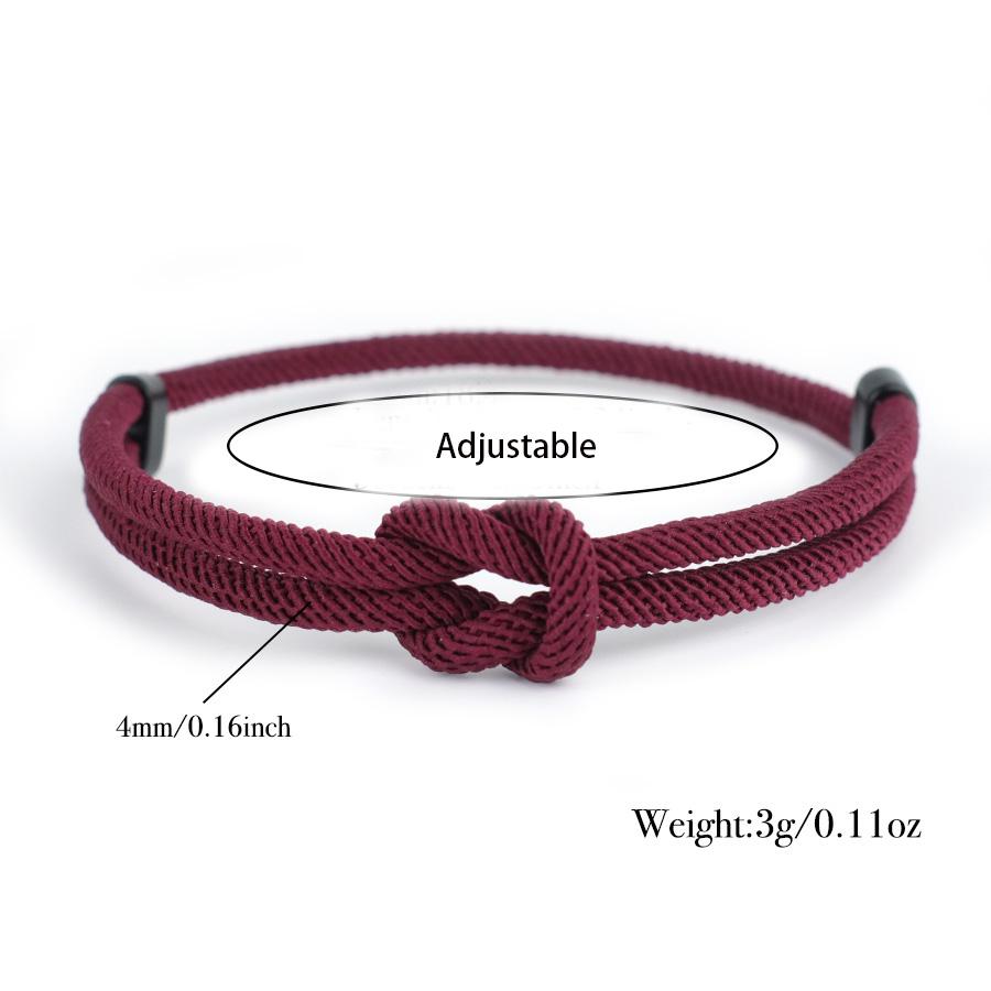 Noter New Mens Rope Bracelet Adjustable Grade A 4mm Lucky Red String Chain Braslet 5 Colors Cool Riding Hand Accessories Joias