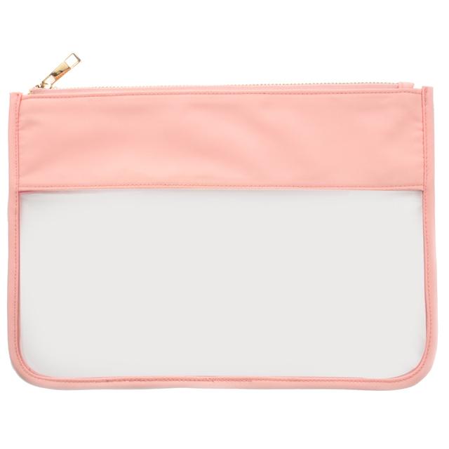RTS Stock Nylon Girls Durable Colorful Simple School Bag Holder Storage Pouch Bag Gift Cute Marker Pen Classic Slim Pencil Case