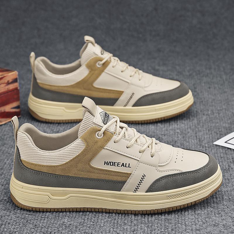 22 new sports running niche leather shoes for teenagers and students board shoes 39