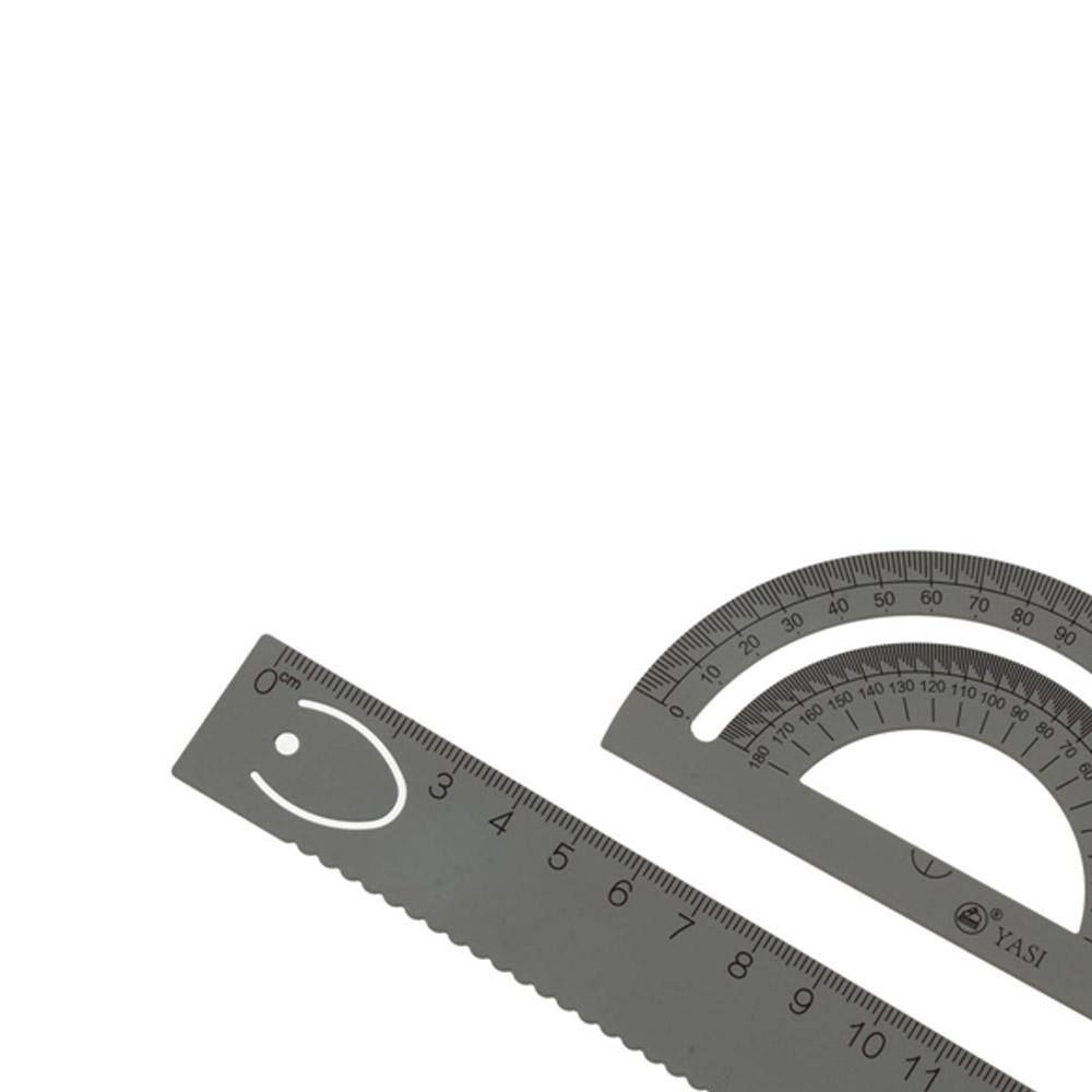 Dividing Ruler Straight Triangle Ruler Set Multifunctional Drawing Ruler Drafting Ruler Student