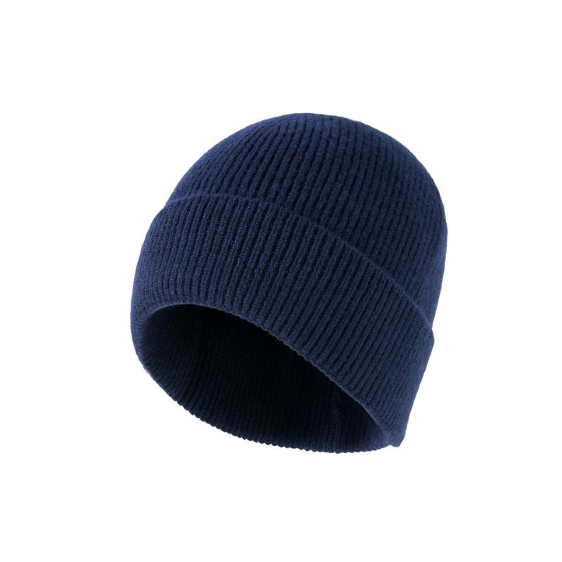 Autumn and Winter Thickened Wool Knitted Hat, Men's Versatile Warm Wool Hat, Small Face, Anti-cold Hat, Women's