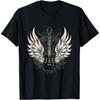Guitar Wings Vintage Retro 80s Rock & Roll Music T-Shirt