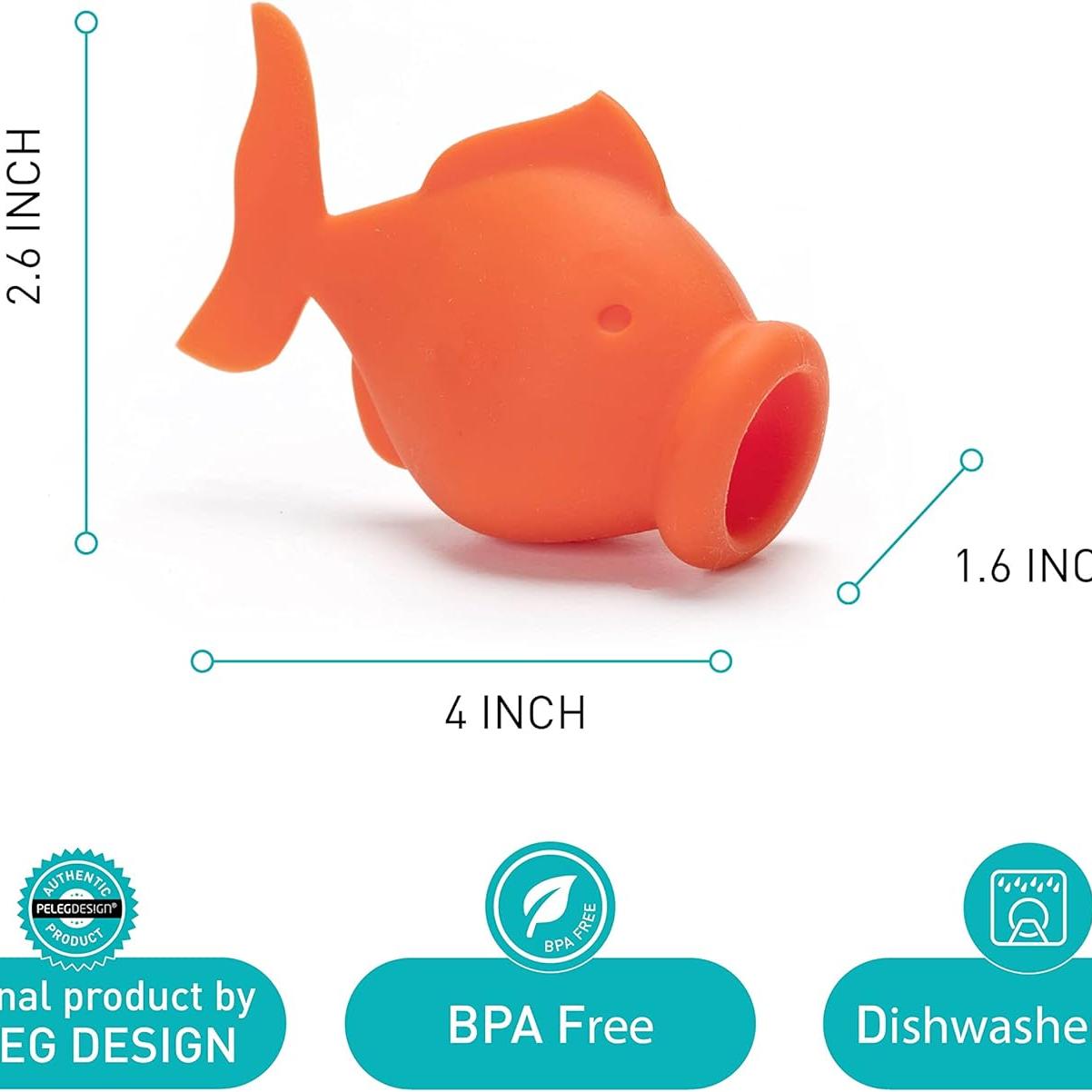 

Peleg Design Силиконовый сепаратор для яиц Желток и белок- Желток Рыбьи губы Глотать Отпускать- Кухонный инструмент Гаджет Инструмент для приготовления/выпечки Экстрактор для яиц оранжевый