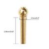 Pack of 6 Guitar Bridge Pins Brass Endpin for Acoustic Guitar 6 Strings Nail