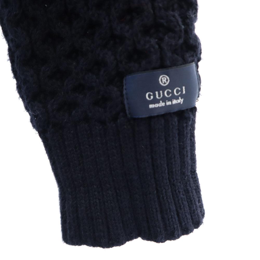 GUCCI made in Italy Long sleeve sweater 5 Navy knit Kid's Used